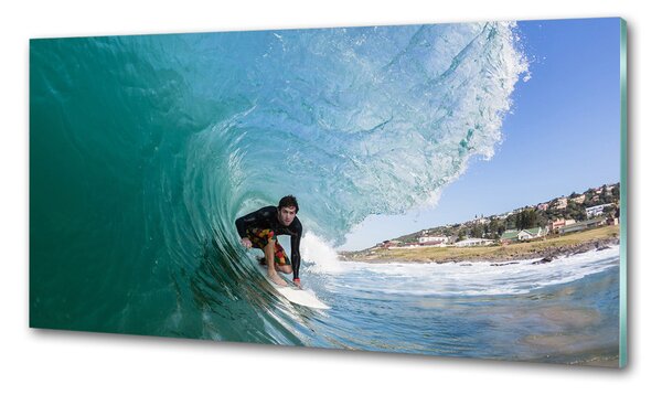 Panou perete bucătărie Surfer pe val