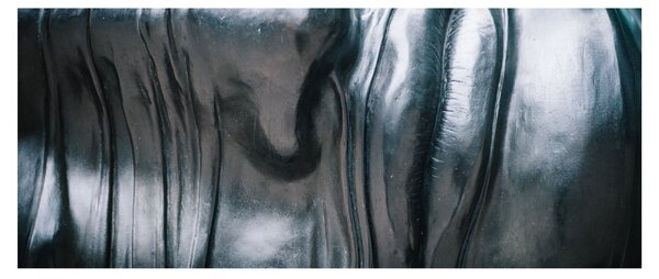 Tablou - Fața din oțel (120x50 cm)