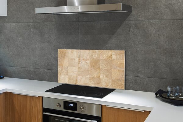 Panouri de sticlă Cub de lemn de cereale