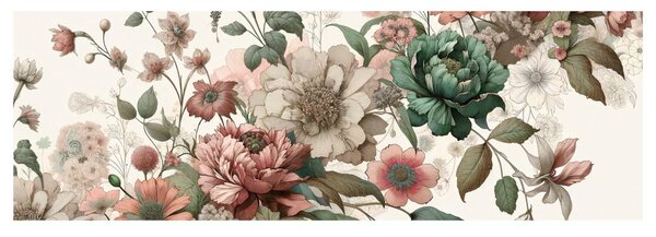 Tablou motiv floral vintage