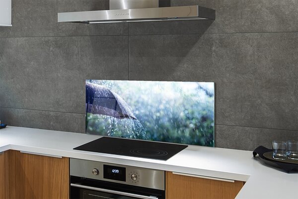 Panouri de sticlă picături de ploaie Umbrella