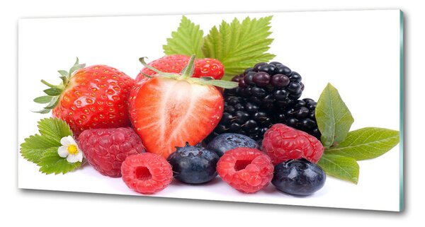 Panou perete bucătărie fructe de padure
