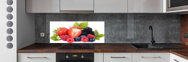 Panou perete bucătărie fructe de padure