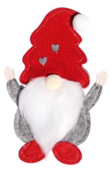 Suport pentru tacamuri SANTA GNOME rosu, 1 buc