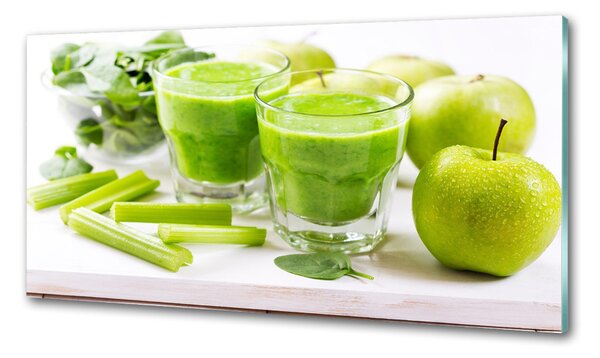Sticlă pentru bucătărie cocktail verde