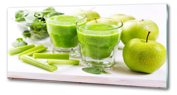 Sticlă pentru bucătărie cocktail verde