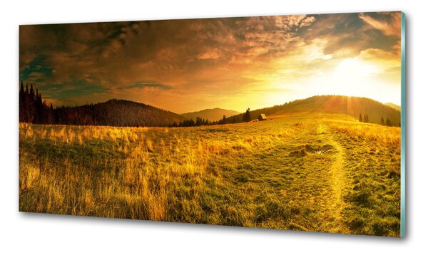Panou sticlă decorativa bucătărie panorama Tatra