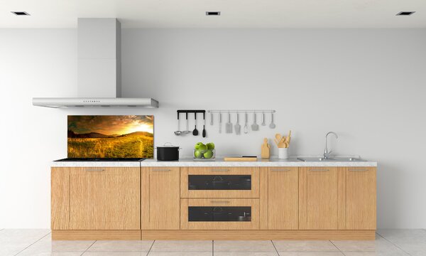Panou sticlă decorativa bucătărie panorama Tatra