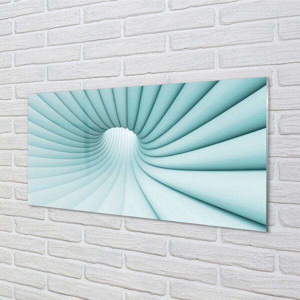 Panouri de sticlă tunel geometric