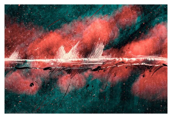 Tablou - Explozie în petrol (90x60 cm)