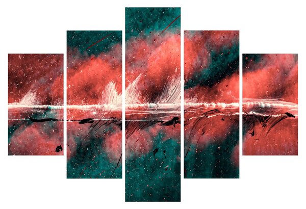 Tablou - Explozie în petrol (150x105 cm)