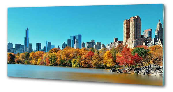 Panou perete bucătărie New York în toamna