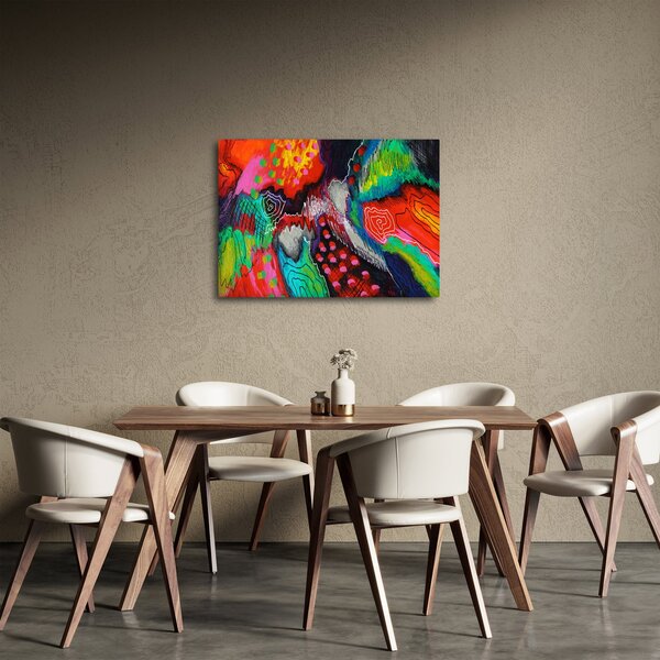 Tablou abstract - culori (70x50 cm)