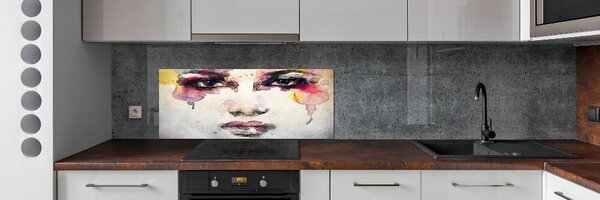 Sticlă pentru bucătărie Portret de femeie