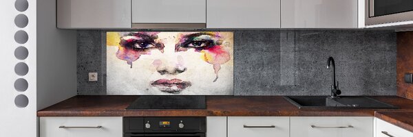 Sticlă pentru bucătărie Portret de femeie