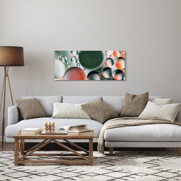 Tablou abstract - buline (120x50 cm)