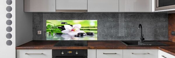 Sticlă pentru bucătărie Orhidee