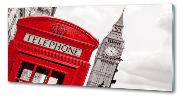 Sticlă pentru bucătărie cabina telefonica