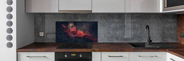 Sticlă printata bucătărie abstract