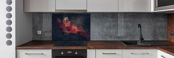 Sticlă printata bucătărie abstract