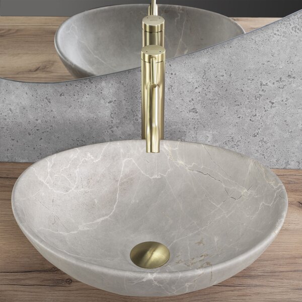 Lavoar pentru blat Rea Sofia Beige Matt