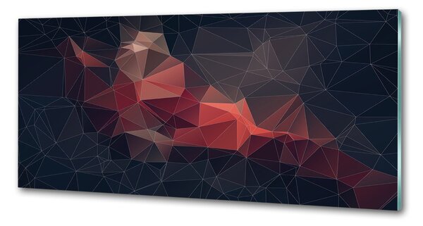 Sticlă printata bucătărie abstract