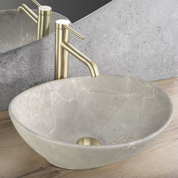 Lavoar pentru blat Rea Sofia Beige Matt