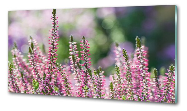 Sticlă pentru bucătărie flori Heather
