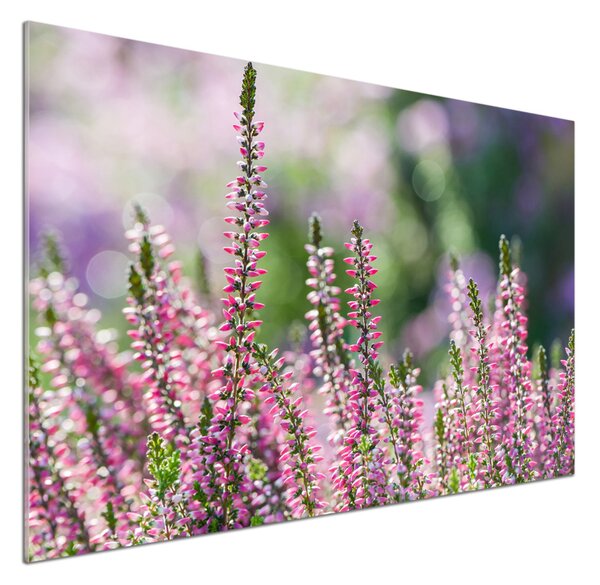 Sticlă pentru bucătărie flori Heather