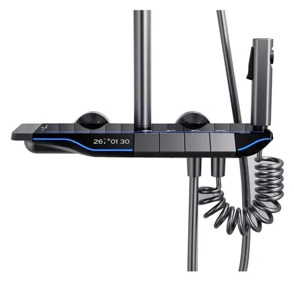 Set coloana dus S21, display digital, afisare temperatura, 4 functii integrate