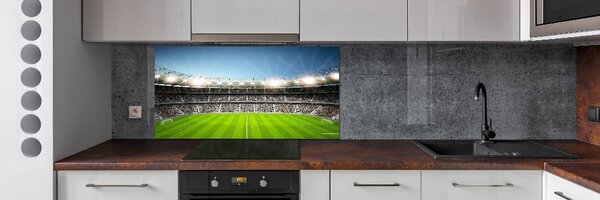Panou sticlă decorativa bucătărie stadiu
