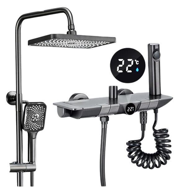 Set coloana dus S22, display digital, afisare temperatura