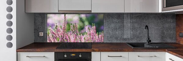 Sticlă pentru bucătărie flori Heather
