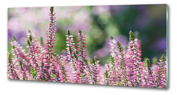Sticlă pentru bucătărie flori Heather