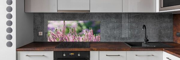 Sticlă pentru bucătărie flori Heather