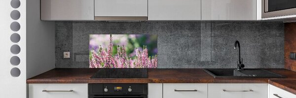 Sticlă pentru bucătărie flori Heather
