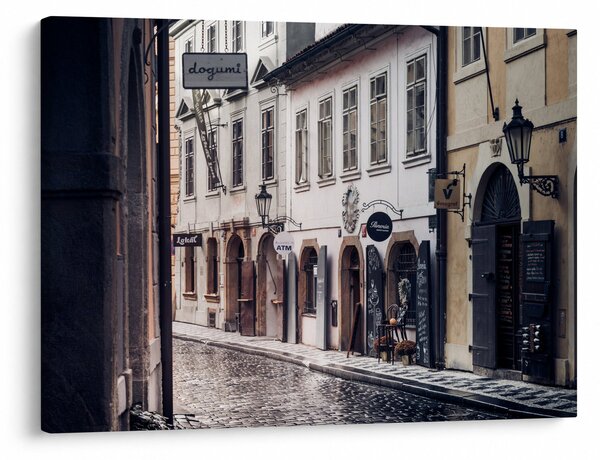 Tablou - Strada din Praga (70x50 cm)
