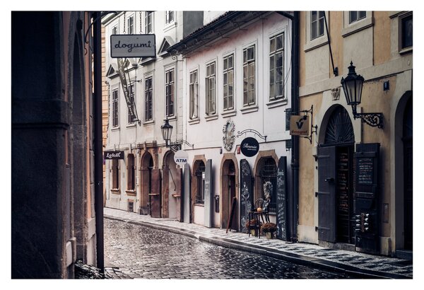 Tablou - Strada din Praga (90x60 cm)