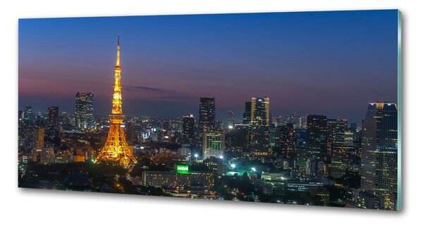 Sticlă printata bucătărie Turnul din Tokyo