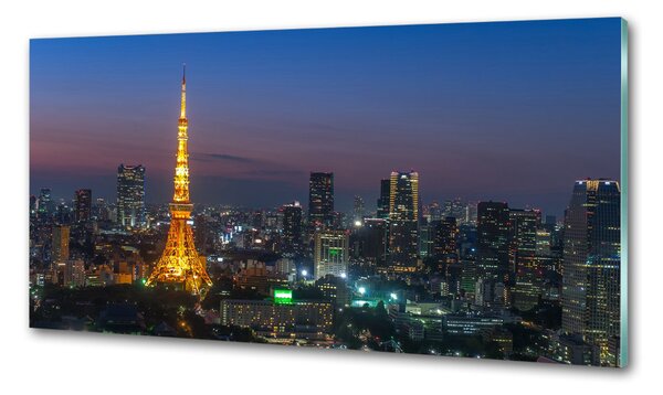Sticlă printata bucătărie Turnul din Tokyo
