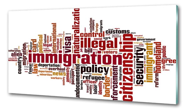 Sticlă pentru bucătărie Imigrare