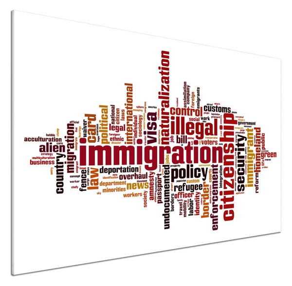 Sticlă pentru bucătărie Imigrare