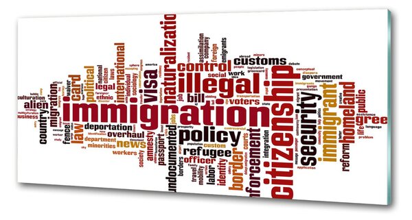 Sticlă pentru bucătărie Imigrare