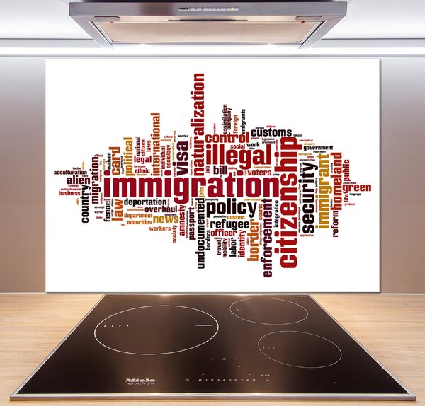 Sticlă pentru bucătărie Imigrare