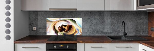 Panou sticlă decorativa bucătărie abstracțiune