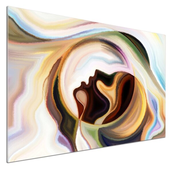 Panou sticlă decorativa bucătărie abstracțiune