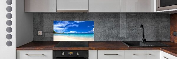 Panou perete bucătărie plaja tropicala