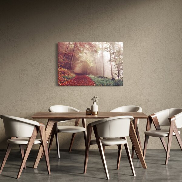 Tablou - Plimbarea de toamnă prin pădure (90x60 cm)