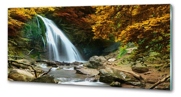 Panou sticla securizata bucatarie Cascada din pădure