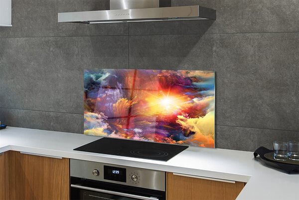 Panouri de sticlă fractal modele abstracte